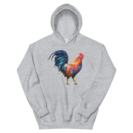 Huge Geometric Rooster (Hoodie)-Hoodie-Swish Embassy