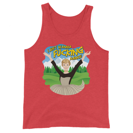 I Just Wanna F*cking Dance (Tank Top)-Tank Top-Swish Embassy