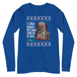 I Saw Daddy Kissing Santa Claus (Ugly Christmas)-T-Shirts-Swish Embassy