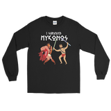 I Survived Mykonos (Long Sleeve)-Long Sleeve-Swish Embassy