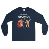 I Survived Mykonos (Long Sleeve)-Long Sleeve-Swish Embassy