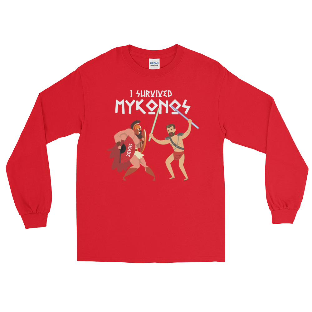 I Survived Mykonos (Long Sleeve)-Long Sleeve-Swish Embassy