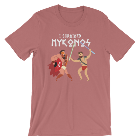 I Survived Mykonos-T-Shirts-Swish Embassy