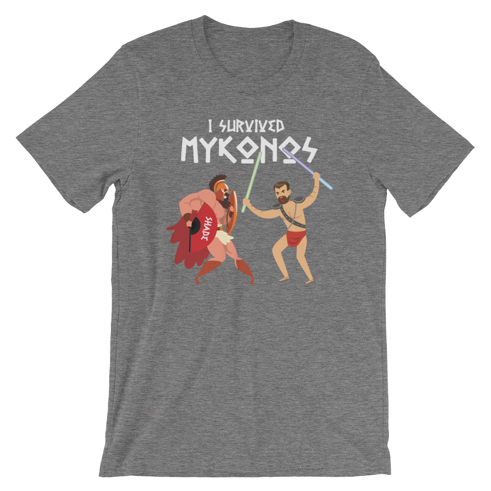 I Survived Mykonos-T-Shirts-Swish Embassy