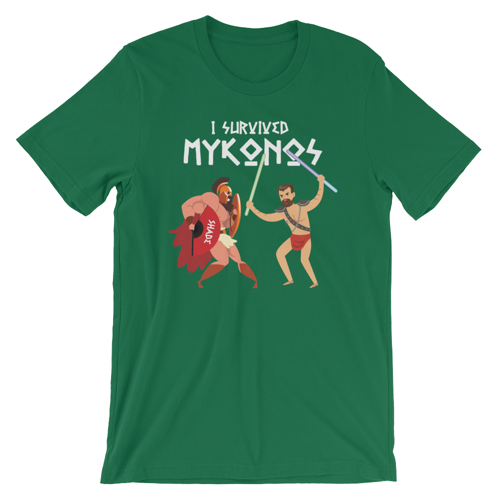 I Survived Mykonos-T-Shirts-Swish Embassy