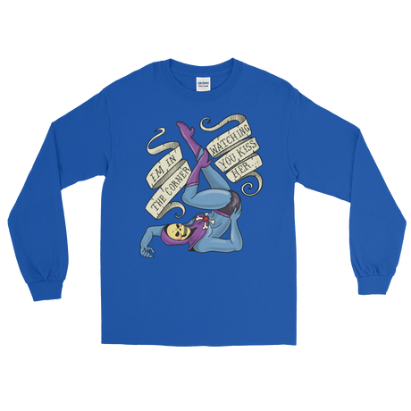 I'm in the Corner Watching You Kiss Her (Long Sleeve)-Long Sleeve-Swish Embassy