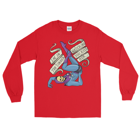 I'm in the Corner Watching You Kiss Her (Long Sleeve)-Long Sleeve-Swish Embassy