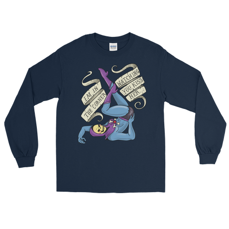 I'm in the Corner Watching You Kiss Her (Long Sleeve)-Long Sleeve-Swish Embassy