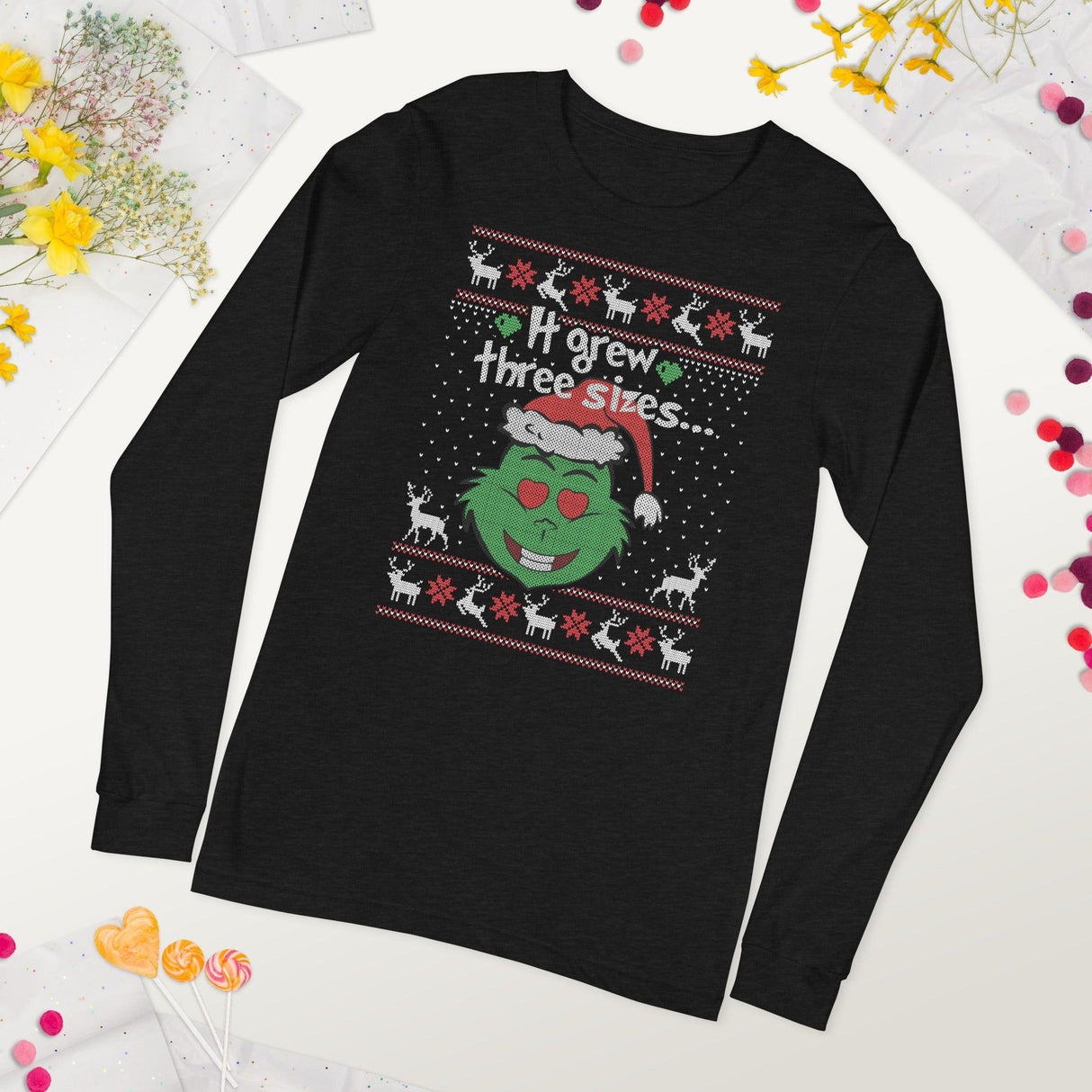 It Grew 3 Sizes (Ugly Christmas)-Ugly Christmas Apparel-Swish Embassy