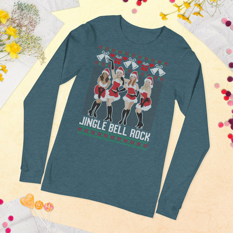 Jingle Bell Rock (Ugly Christmas)-T-Shirts-Swish Embassy