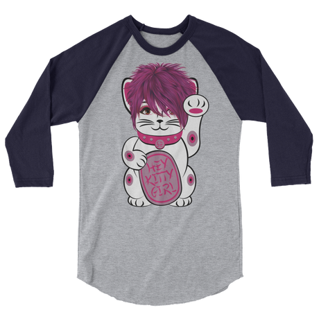 Kitty Girl (Raglan)-Raglan-Swish Embassy