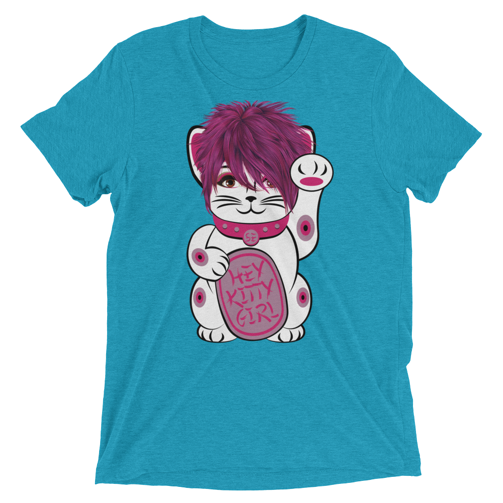 Kitty Girl (Retail Triblend)-Triblend T-Shirt-Swish Embassy