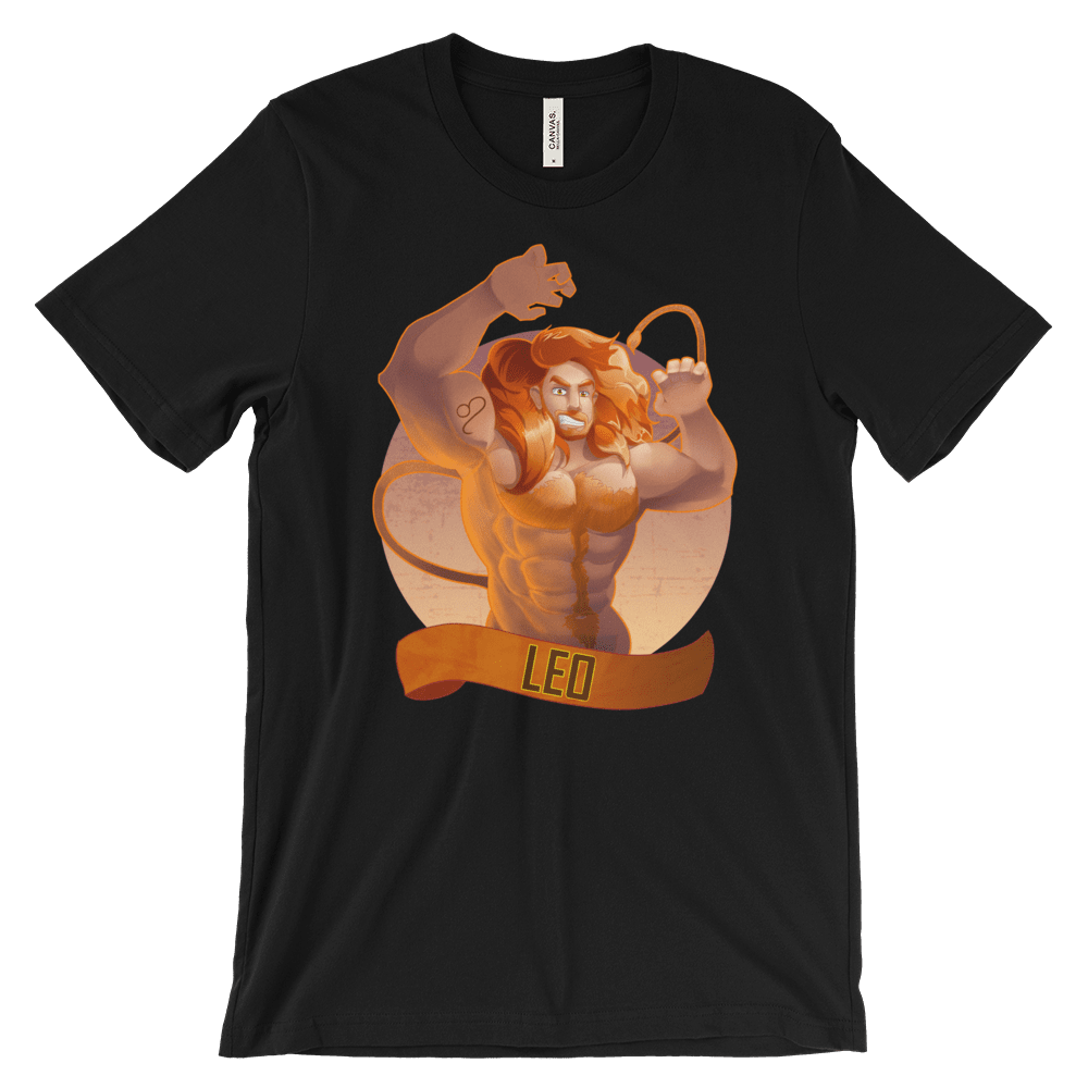 Leo (Zodiac)-T-Shirts-Swish Embassy