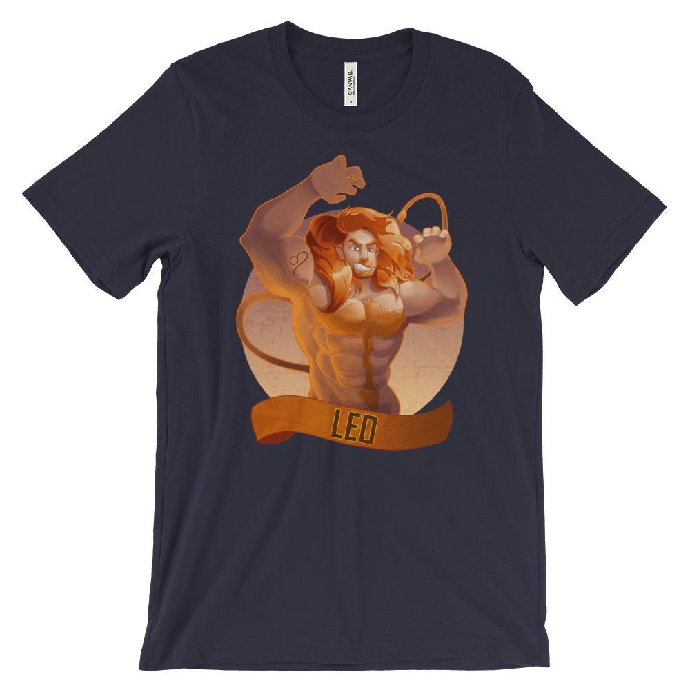 Leo (Zodiac)-T-Shirts-Swish Embassy