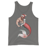 Merman Christmas (Tank Top)-Christmas Tanks-Swish Embassy