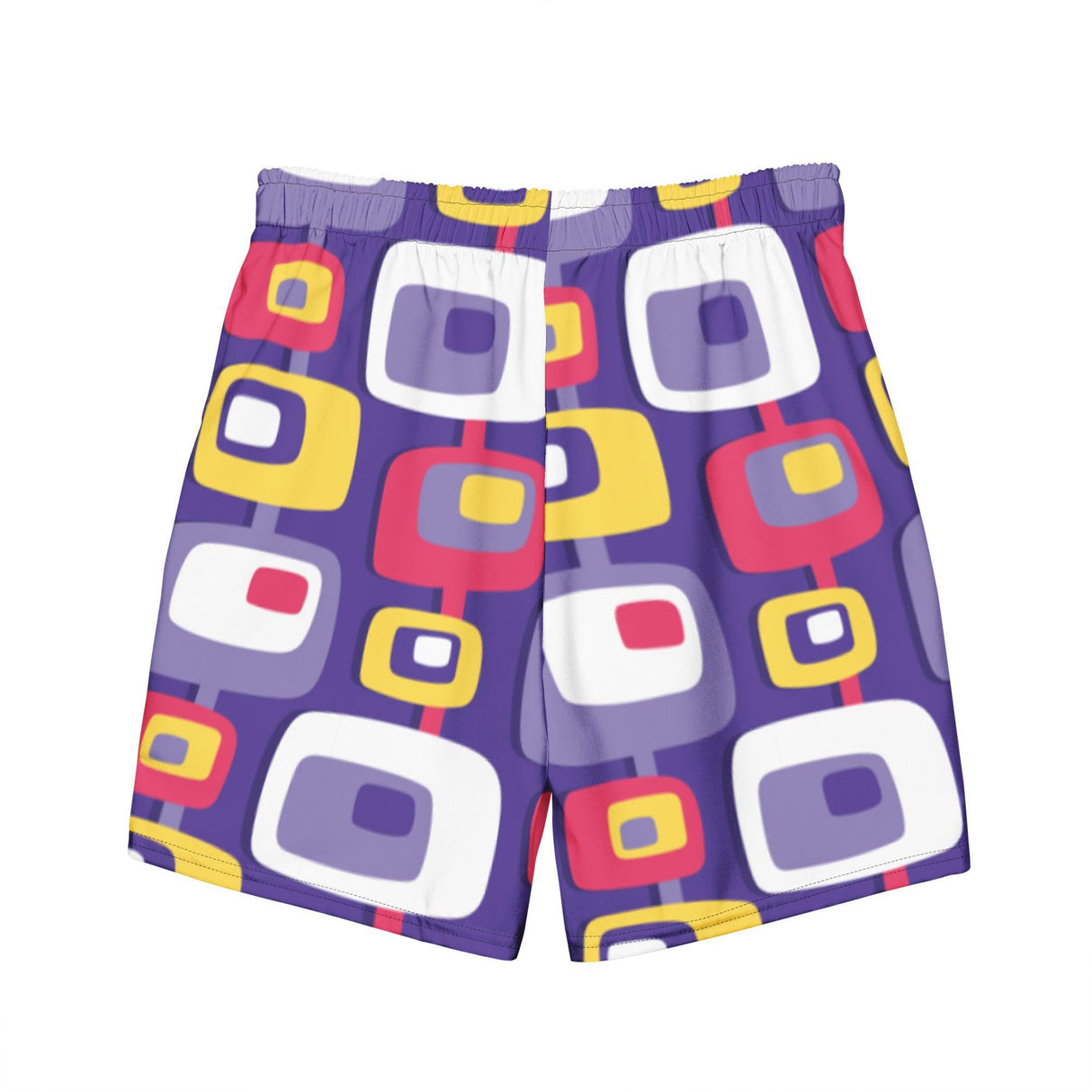 Mid-Century Purple (Swim Trunks)-Swim Trunks-Swish Embassy
