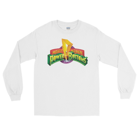 Mighty Moanin' Power Bottoms (Long Sleeve)-Long Sleeve-Swish Embassy