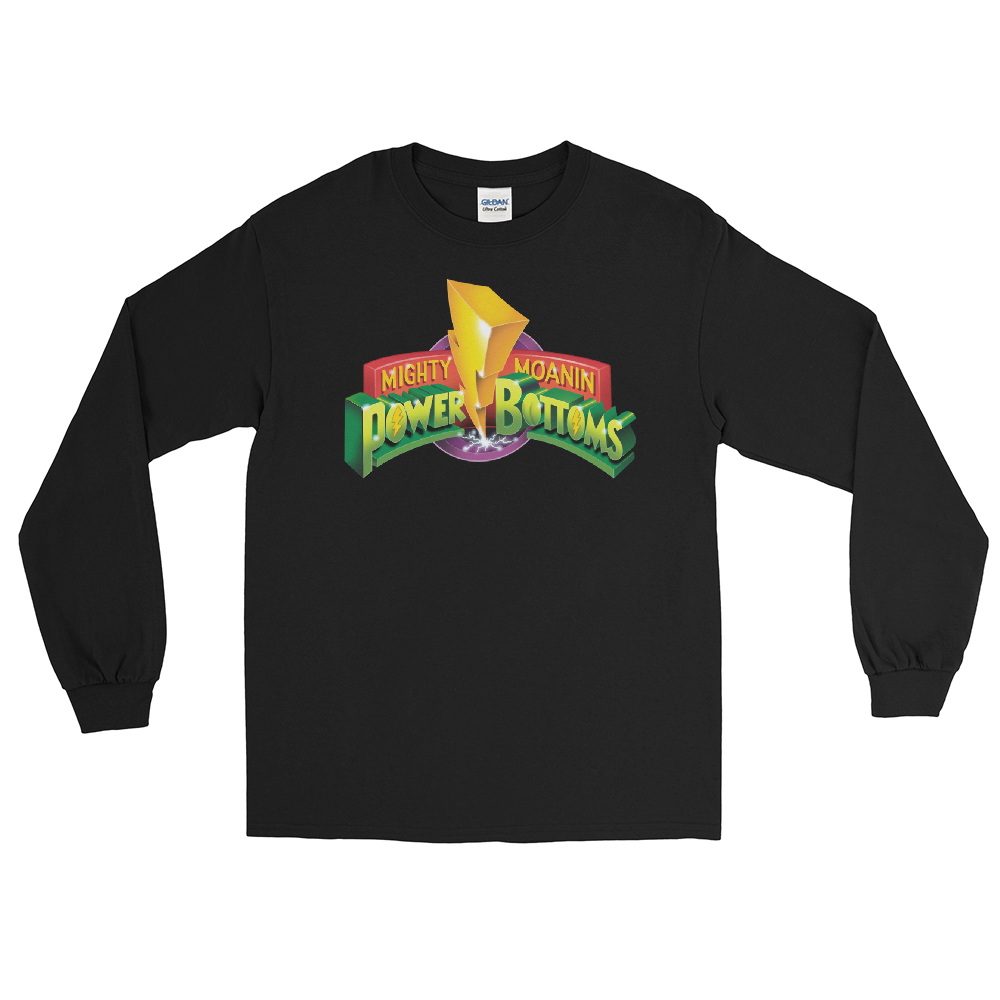 Mighty Moanin' Power Bottoms (Long Sleeve)-Long Sleeve-Swish Embassy