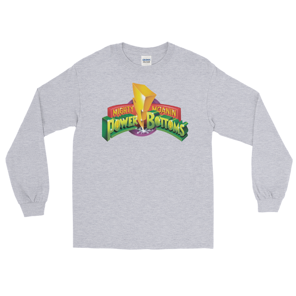 Mighty Moanin' Power Bottoms (Long Sleeve)-Long Sleeve-Swish Embassy