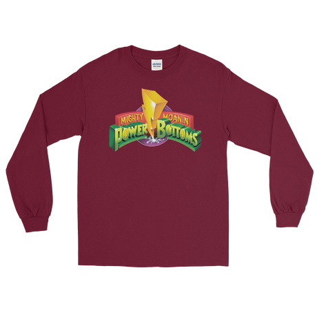 Mighty Moanin' Power Bottoms (Long Sleeve)-Long Sleeve-Swish Embassy