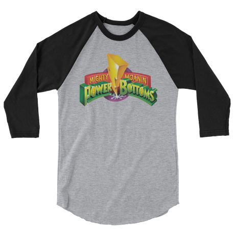 Mighty Moanin' Power Bottoms (Raglan)-Raglan-Swish Embassy