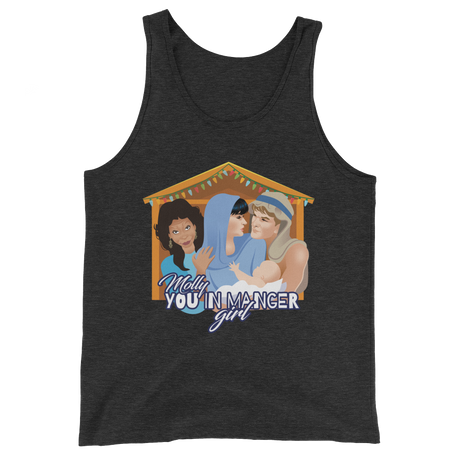 Molly, You in Manger Girl! (Tank Top)-Christmas Tanks-Swish Embassy