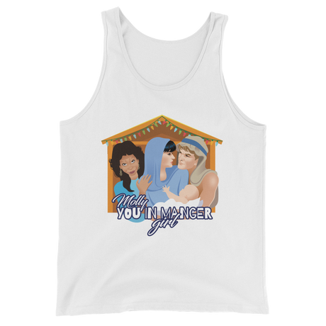 Molly, You in Manger Girl! (Tank Top)-Christmas Tanks-Swish Embassy