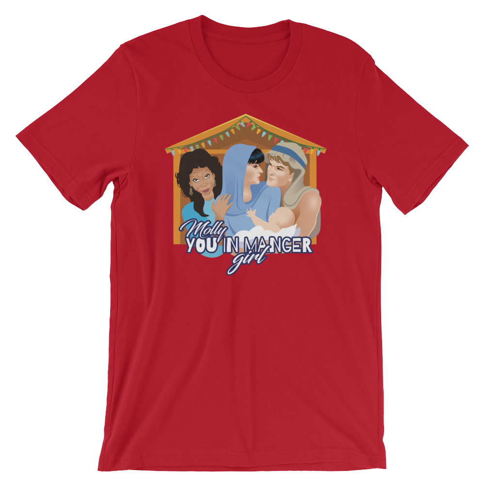 Molly, you in manger girl!-Christmas T-Shirts-Swish Embassy