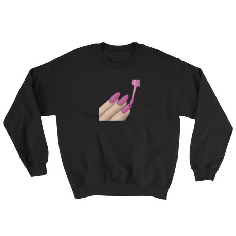 Nail Polish Emoji (Long Sleeve)-Long Sleeve-Swish Embassy