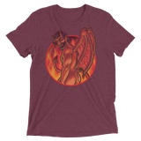 Not Today Satan (Retail Triblend)-Triblend T-Shirt-Swish Embassy