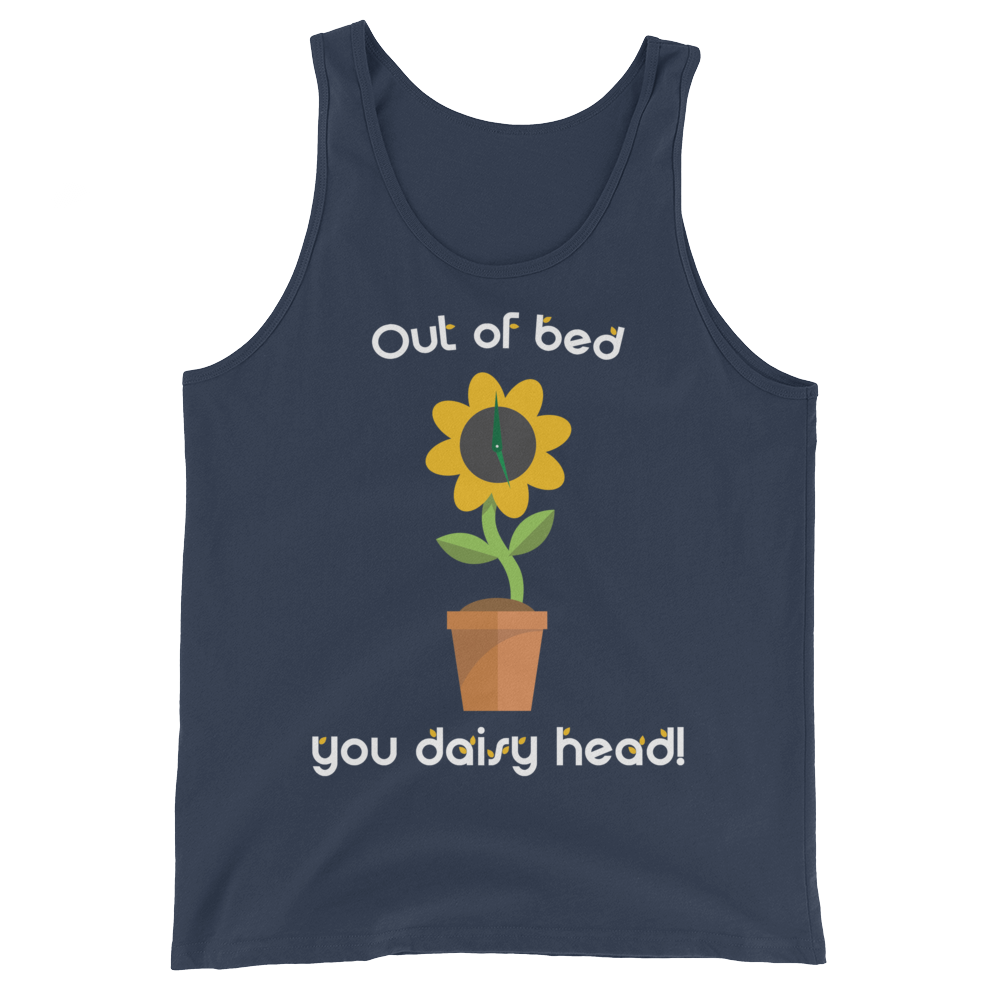 Out of bed you daisy head (Tank Top)-Tank Top-Swish Embassy