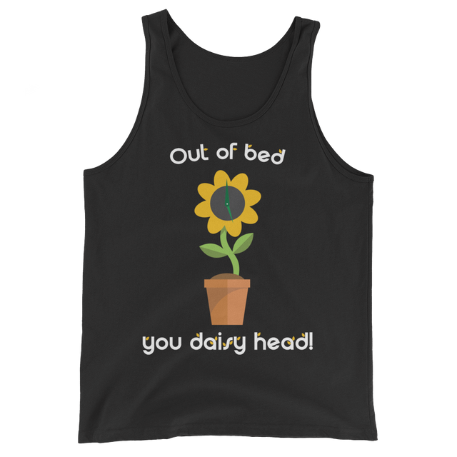 Out of bed you daisy head (Tank Top)-Tank Top-Swish Embassy