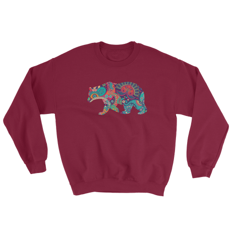 Paisley Bear (Long Sleeve)-Long Sleeve-Swish Embassy