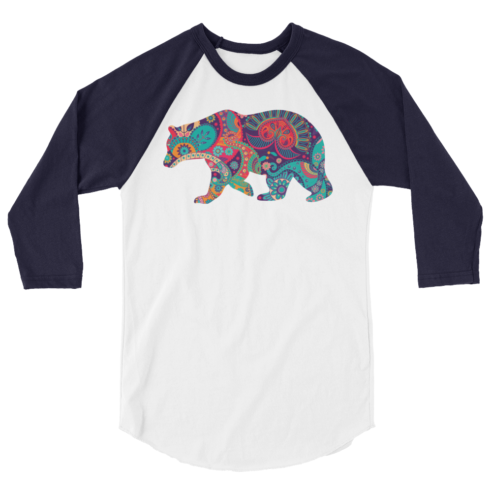 Paisley Bear (Raglan)-Raglan-Swish Embassy