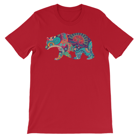 Paisley Bear-T-Shirts-Swish Embassy