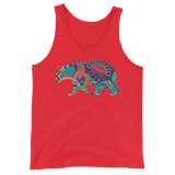 Paisley Bear (Tank Top)-Tank Top-Swish Embassy