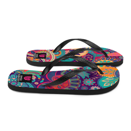 Paisley (Flip Flops)-Flip Flops-Swish Embassy