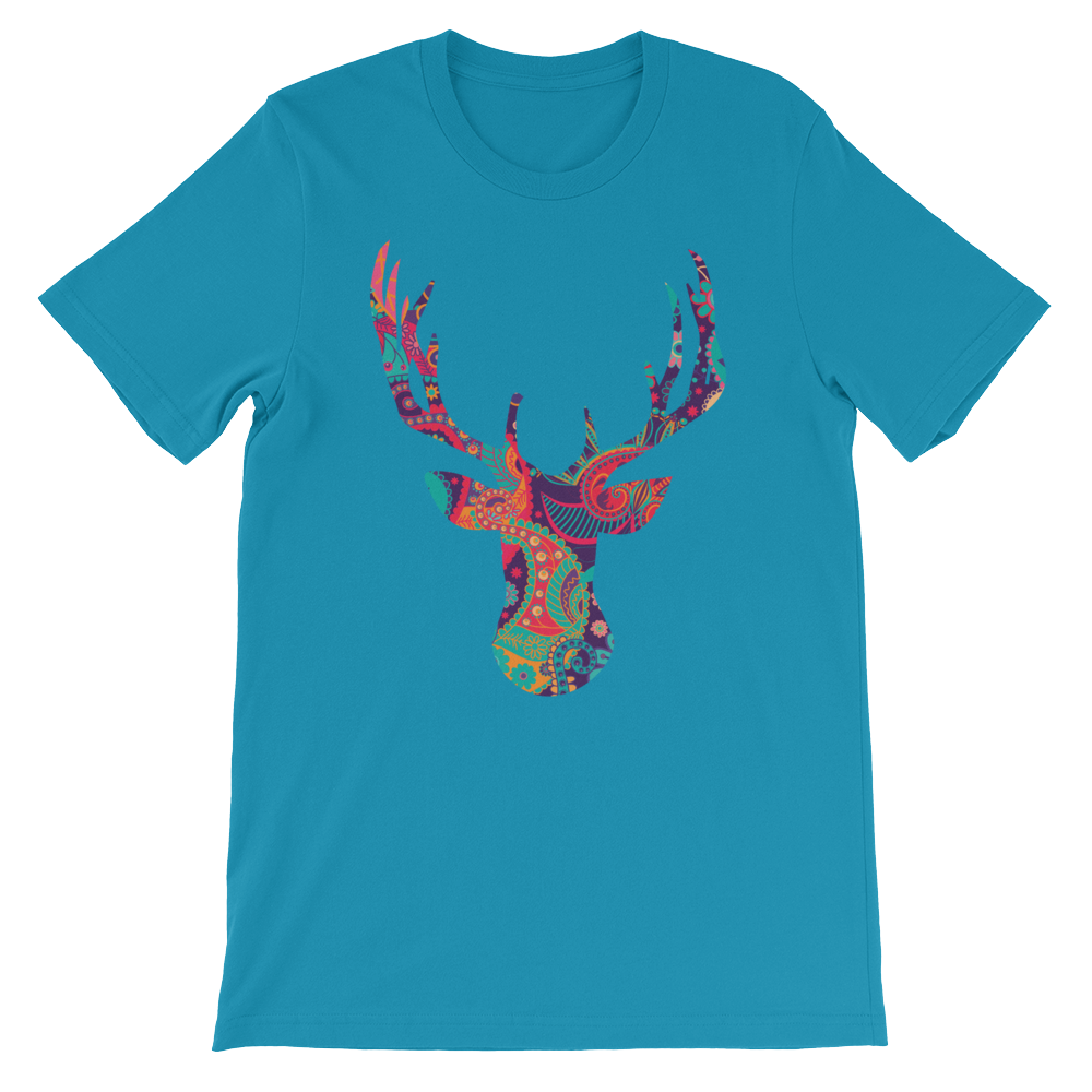 Paisley Stag-T-Shirts-Swish Embassy