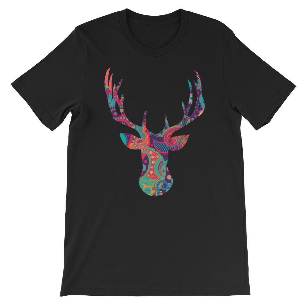 Paisley Stag-T-Shirts-Swish Embassy