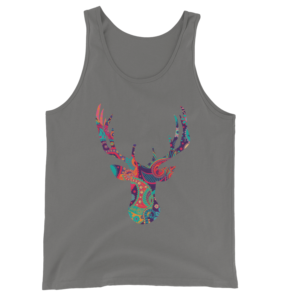 Paisley Stag (Tank Top)-Tank Top-Swish Embassy