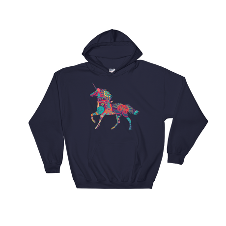 Paisley Unicorn (Hoodie)-Hoodie-Swish Embassy