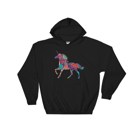 Paisley Unicorn (Hoodie)-Hoodie-Swish Embassy