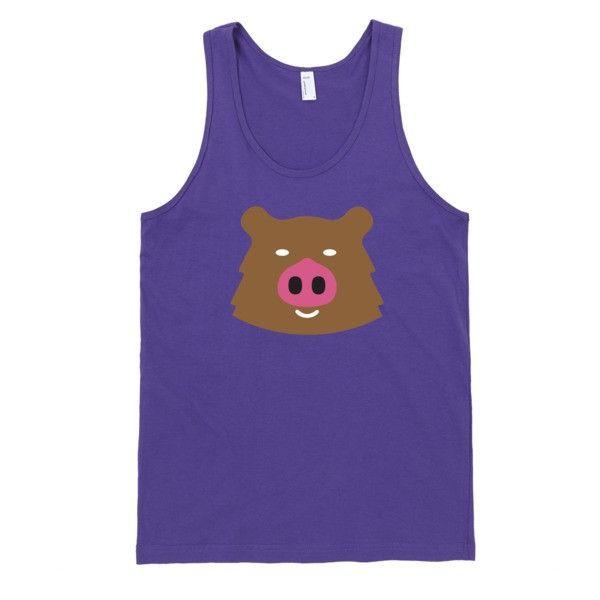 Piggy Bear Tank-Tank Top-Swish Embassy