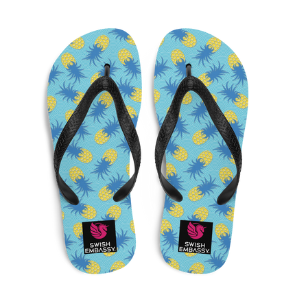 Pineapple Princess (Flip Flops)-Flip Flops-Swish Embassy