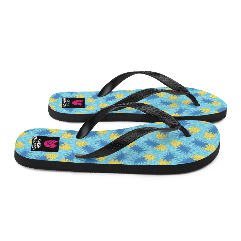 Pineapple Princess (Flip Flops)-Flip Flops-Swish Embassy