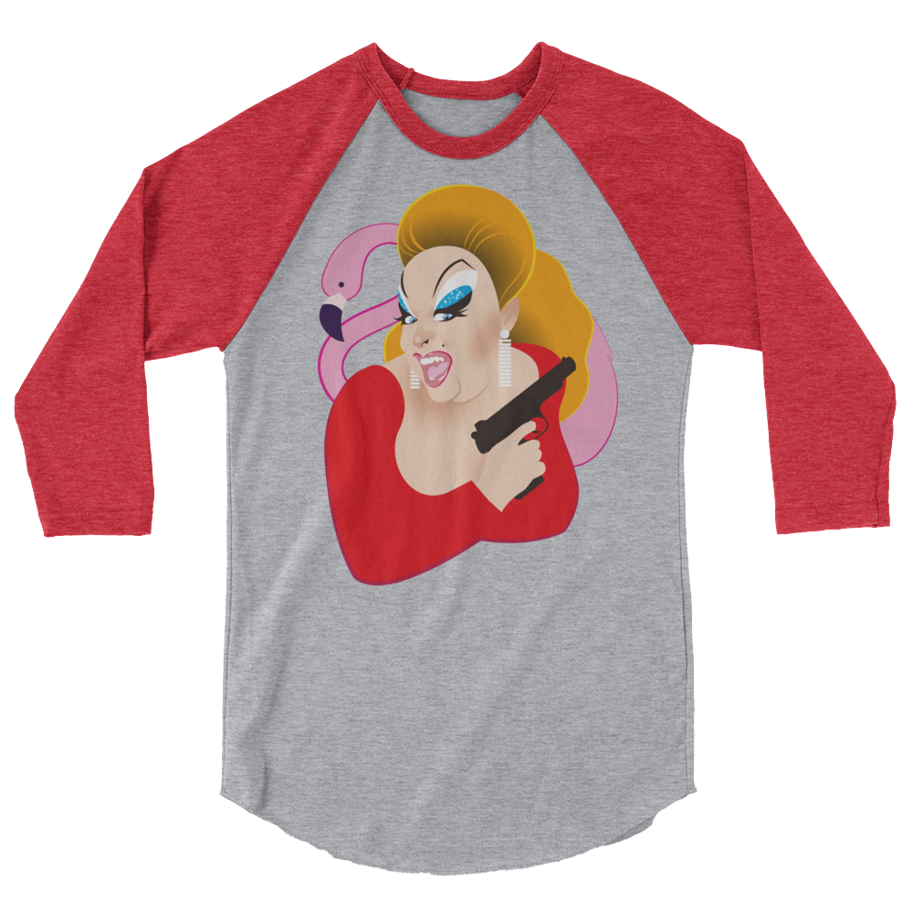 Pink Bird (Raglan)-Raglan-Swish Embassy