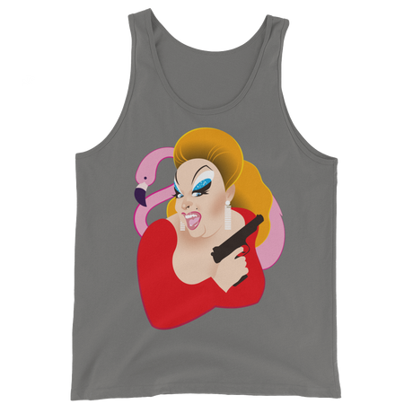 Pink Bird (Tank Top)-Tank Top-Swish Embassy