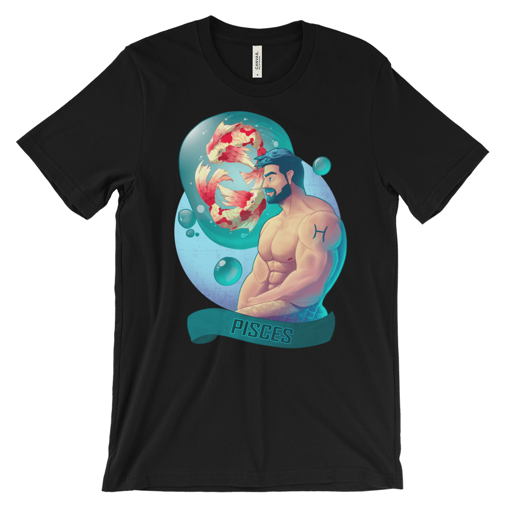 Pisces (Zodiac)-T-Shirts-Swish Embassy