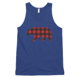 Plaid Bear (Tank Top)-Tank Top-Swish Embassy