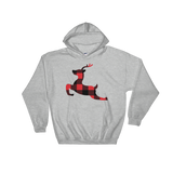 Plaid Reindeer (Hoodie)-Christmas Hoodies-Swish Embassy